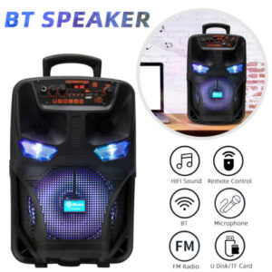 PORTABLE SPEAKER 15" WITH WIRELESS MICROPHONE