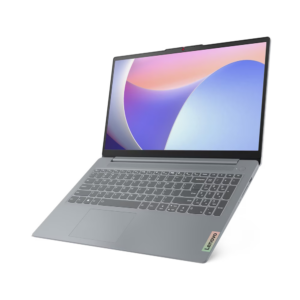 LENOVO IDEAPAD SLIM3-83ER00C5AX (ARCTIC GREY)+CARRY CASE, CORE I5-12450H, RAM 8GB DDR5 ONBOARD, NVME 512GB, INTEL UHD GRAPHICS, SCREEN 15.6" FHD