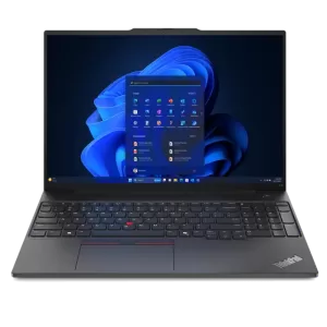 LENOVO E16-21MA001LED+CARRY CASE, CORE ULTRA 7 155H, 16GB DDR5 (16GB+ 1SLOT), NVME 512GB, Intel Arc Graphics, 16" IPS FHD,