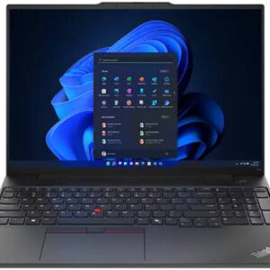 LENOVO E16-21MBS0FC00, CORE ULTRA 7 155H, 16GB DDR5 (16GB+1SLOT), NVME 512GB, Intel Arc Graphics, 16" IPS FHD,