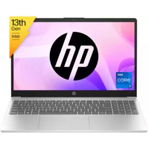 HP 15-FD0138NE (NATURAL SILVER), CORE I7-1355U, 16GB DDR4 (8GB*2), NVME 512GB, VGA 2GB MX570, 15.6" FHD,
