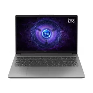 LENOVO LOQ-83JE00U1AX (LUNA GREY), CORE I7-14700HX, 16GB DDR5 + 1 SLOT, NVME 512GB, NVIDIA® GeForce RTX™ 5060 8GB GDDR7, Boost Clock 2497MHz, TGP 100W, 572 AI TOPS, 15.6" FHD (1920x1080) IPS 300nits Anti-glare, 100% sRGB, 144Hz, G-SYNC®,